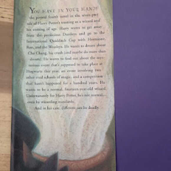 Harry Potter and the Goblet of Fire Handcover - Picture 3 of 7